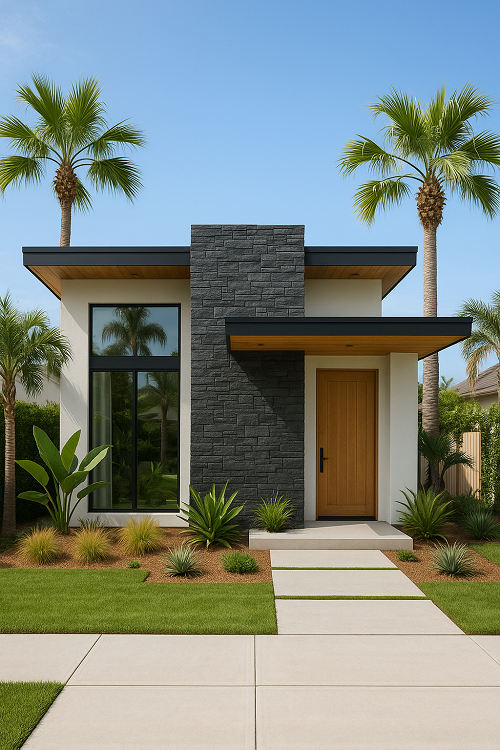 desain rumah tropis modern