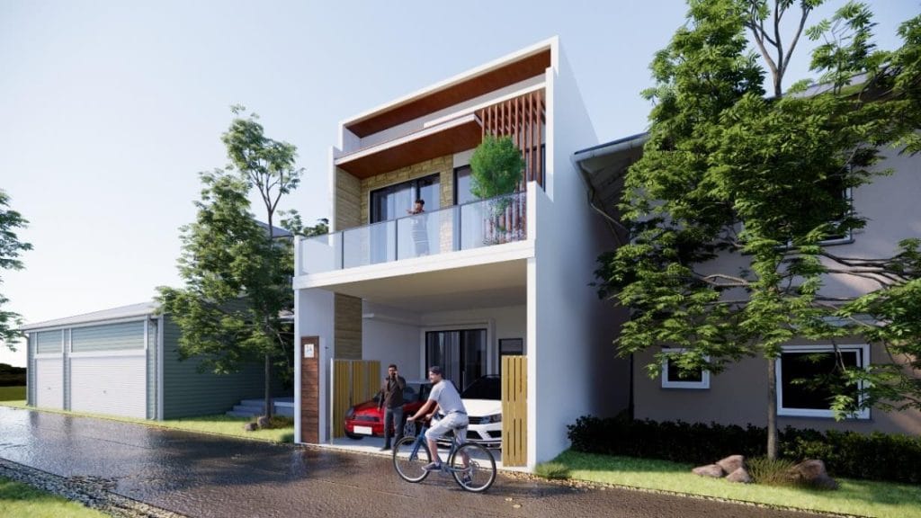 Rumah Modern Komplek Deplu
