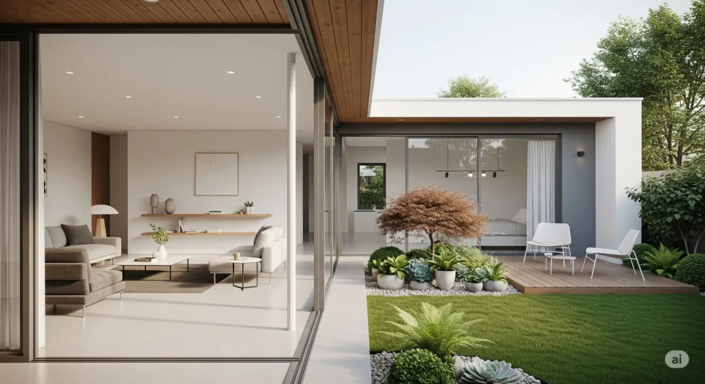 Rumah type 45 minimalis modern sebagai hunian dan investasi