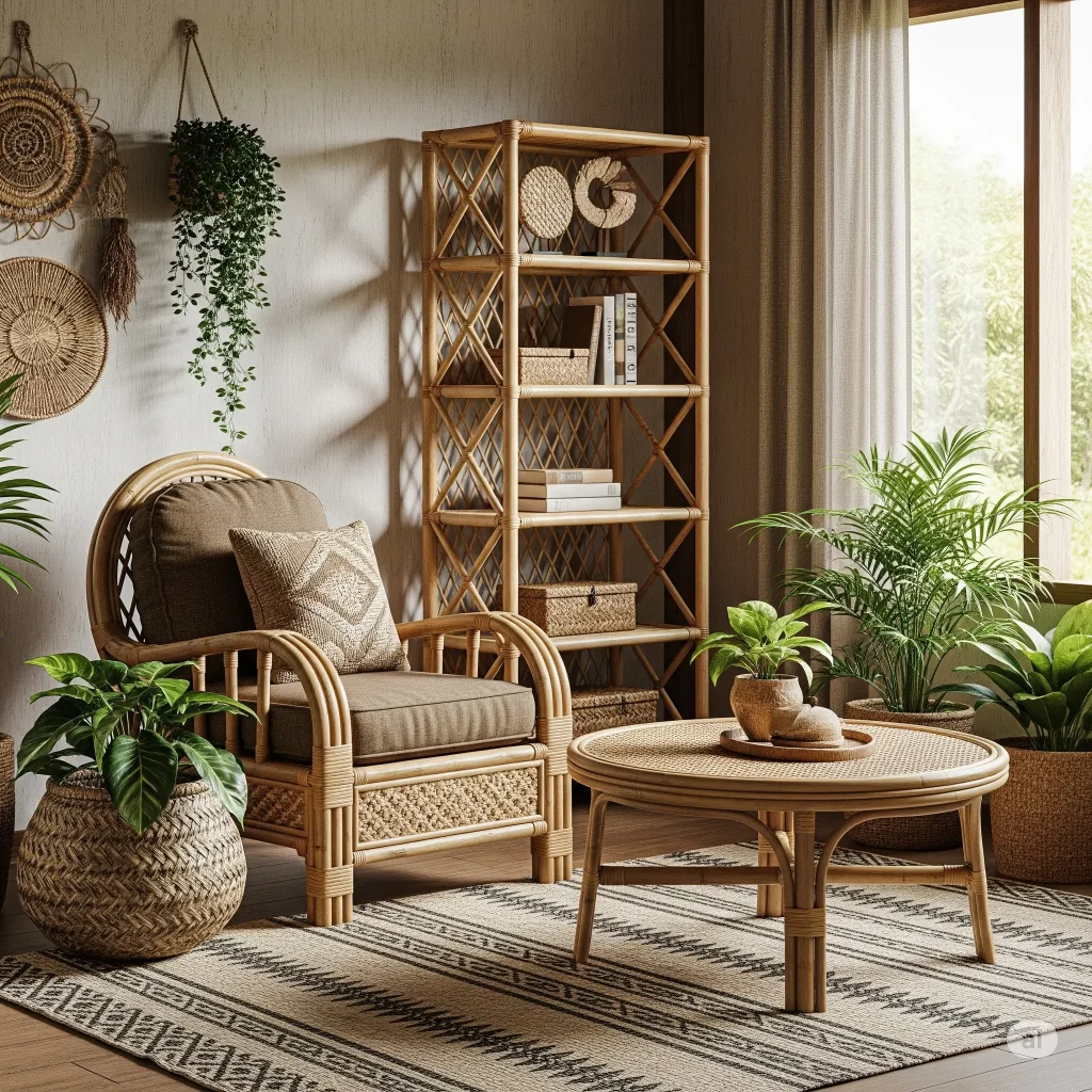 interior dari bambu