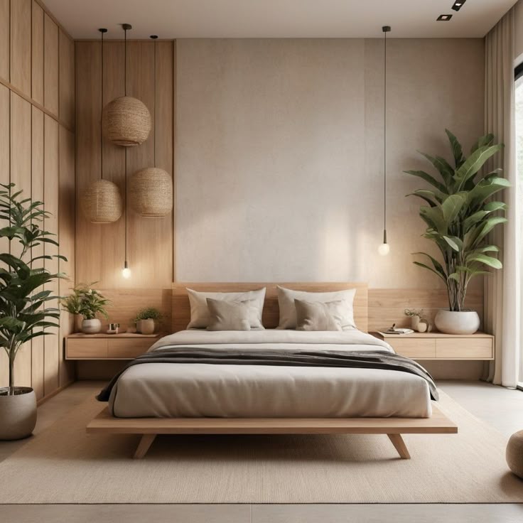 Kamar Tidur Japandi