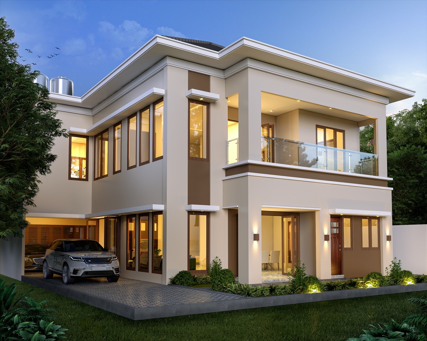 Desain Rumah Tropis Mr. Y