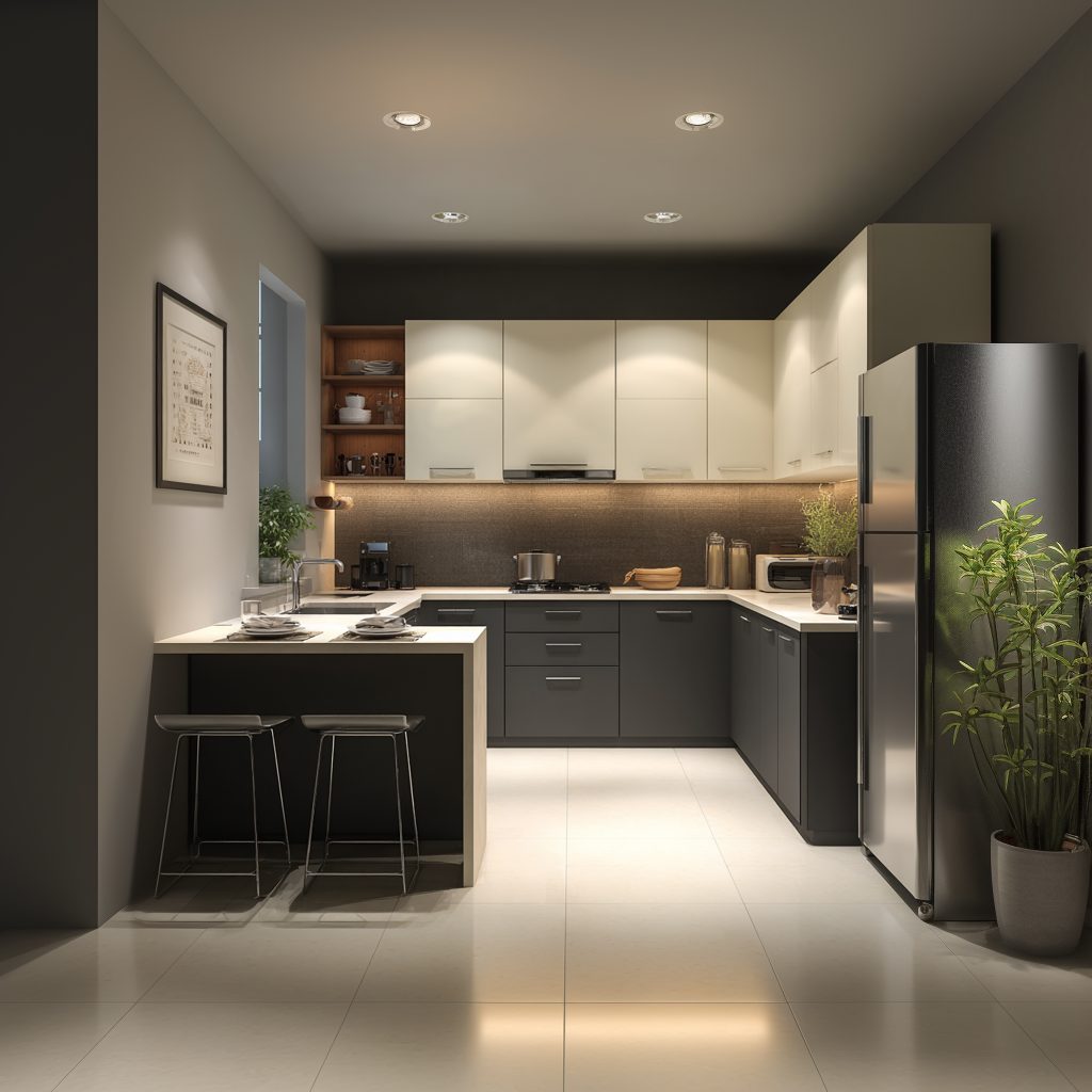 dapur modern elegan