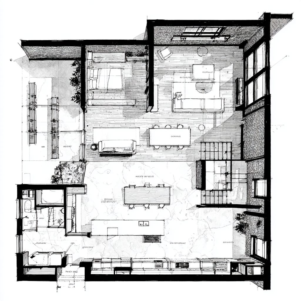 Interior & Eksterior Industrial Modern