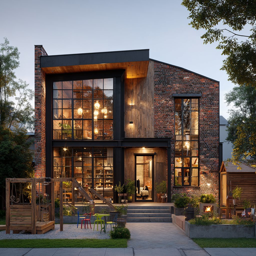 Inspirasi Desain Rumah Industrial Fun & Family