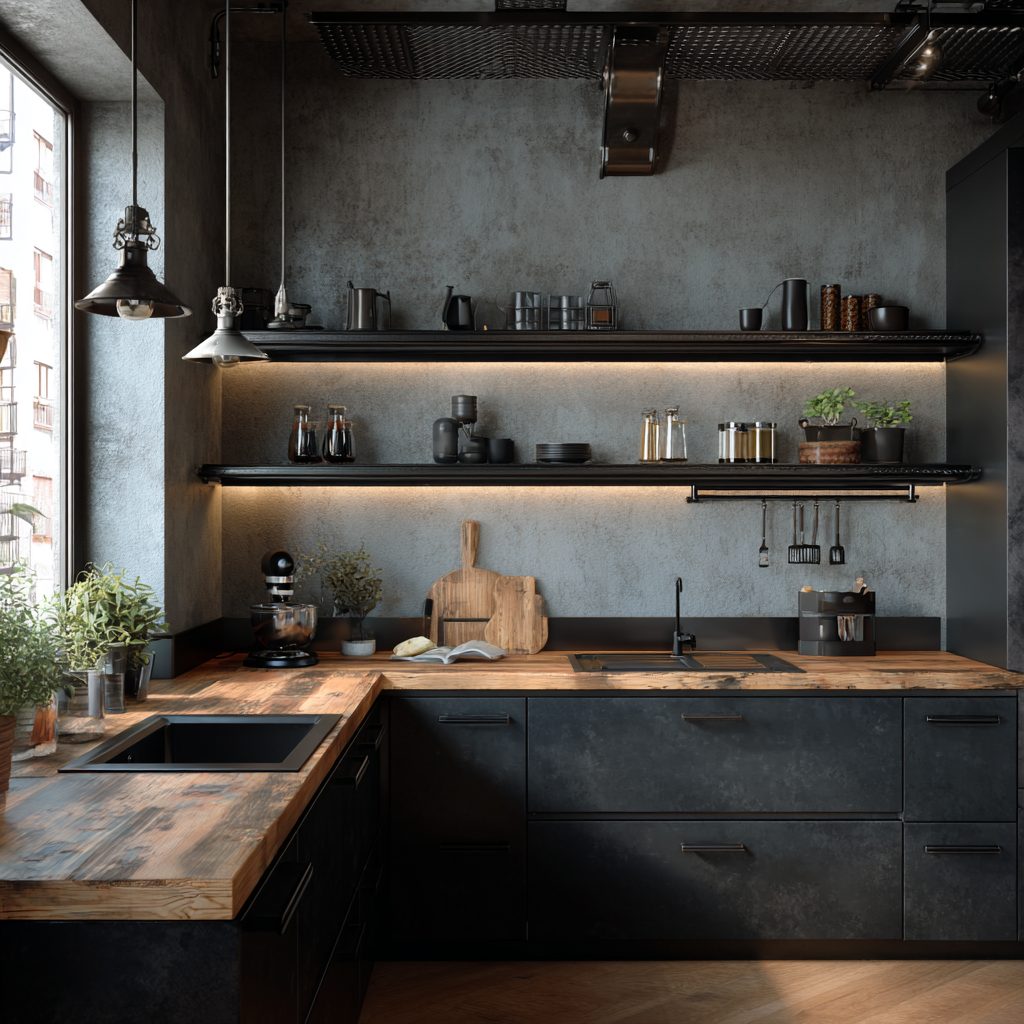 Interior & Eksterior Industrial Modern