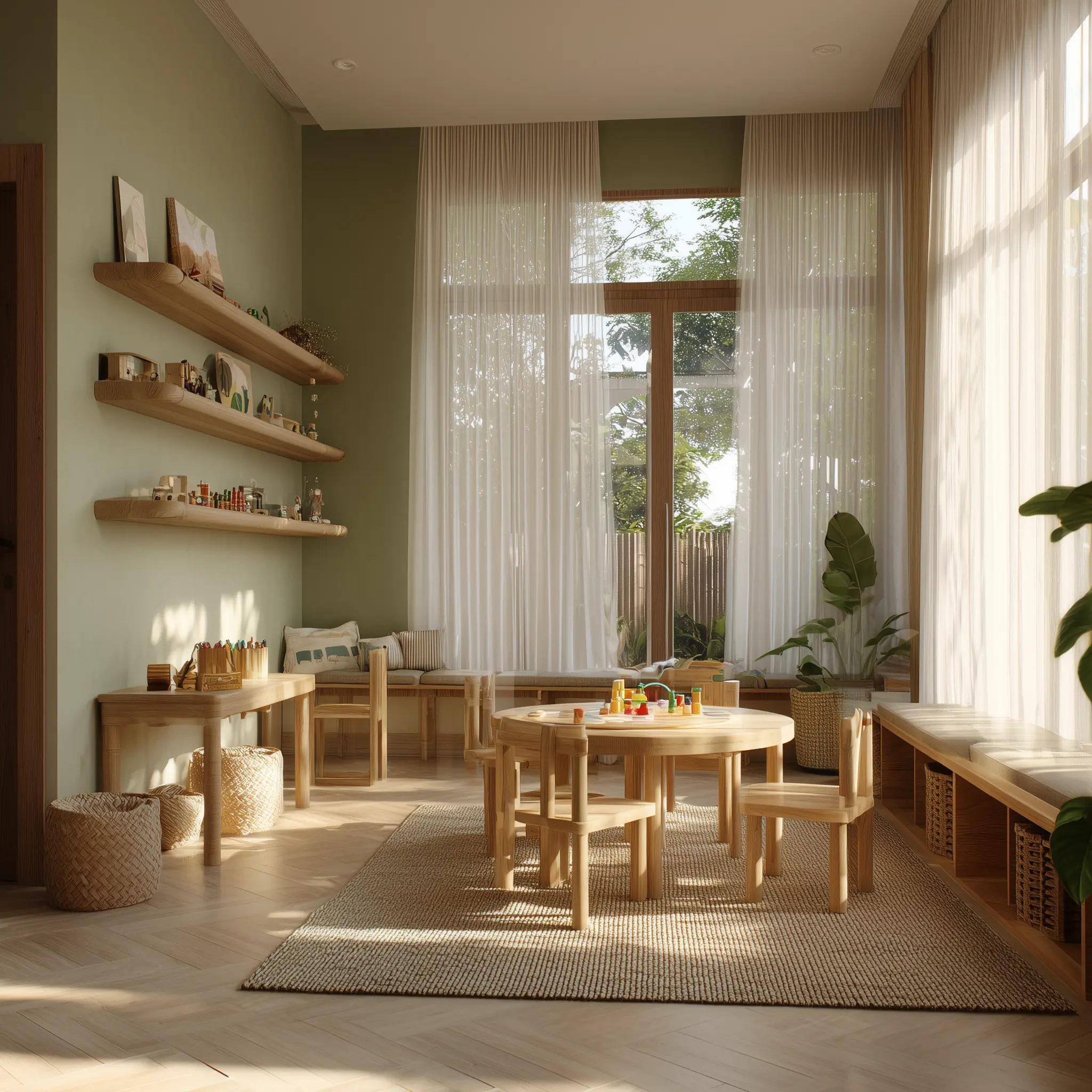 Desain interior area bermain anak