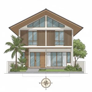 arah mata angin pada rumah sangat berpengaruh bagi penghuni