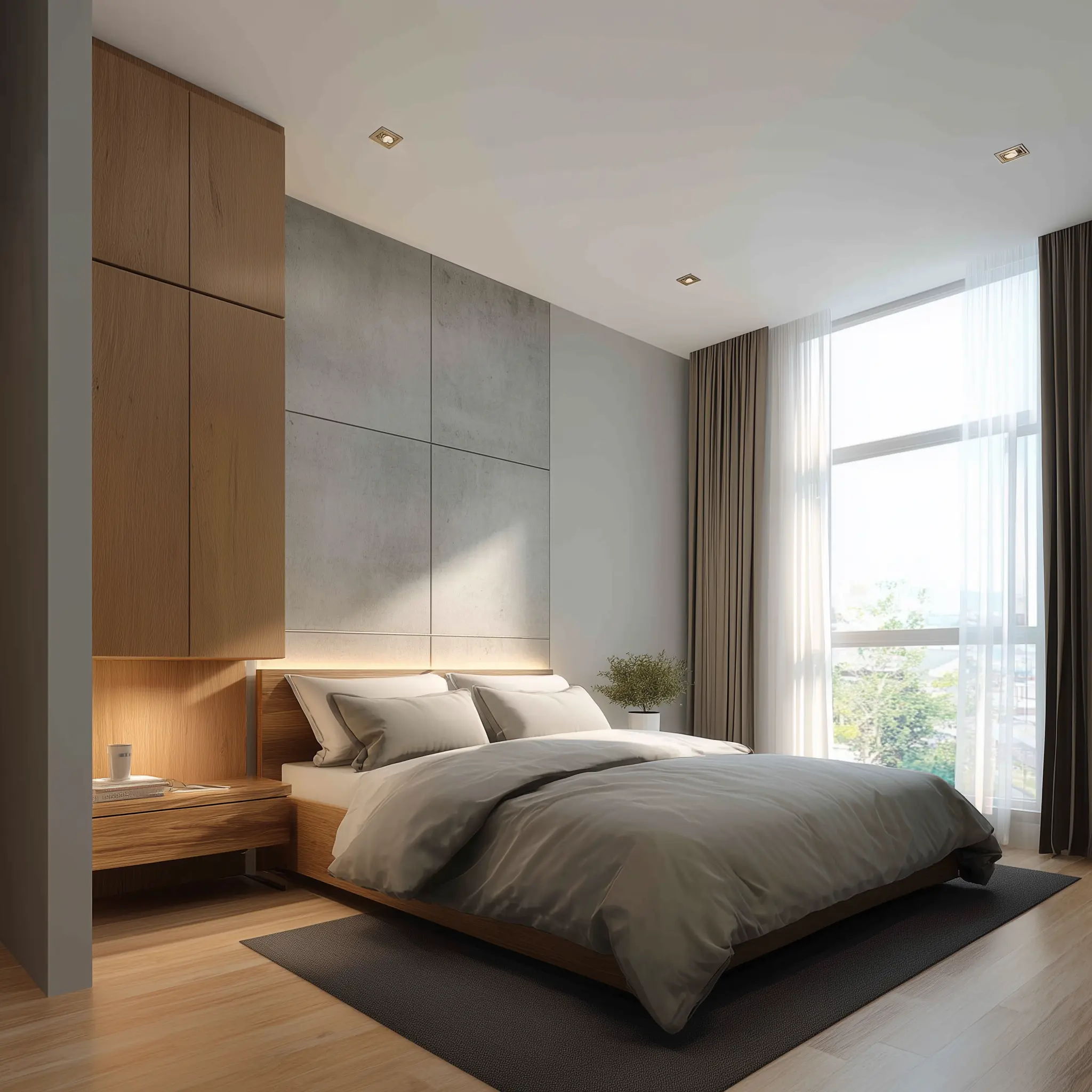 Desain Kamar Tidur Soft Modern 4