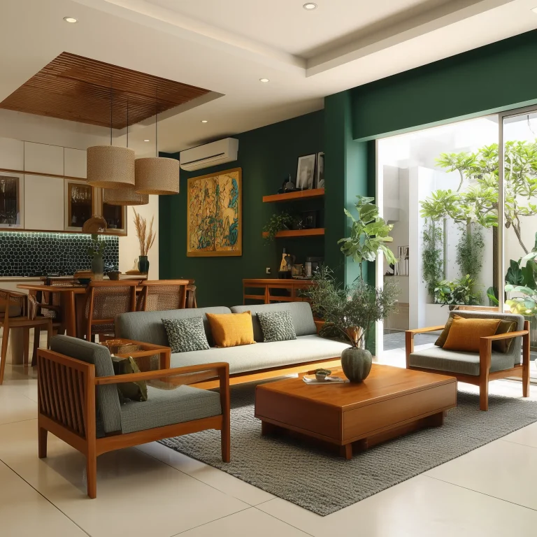 Desain Ruang Keluarga Open Space 1