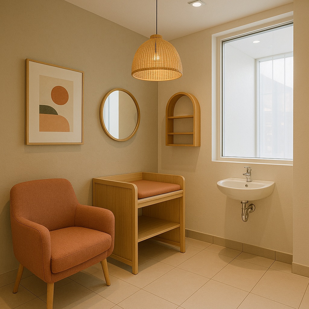 Nursing room dengan ornamen