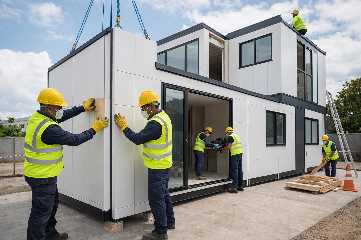 konstruksi rumah modular