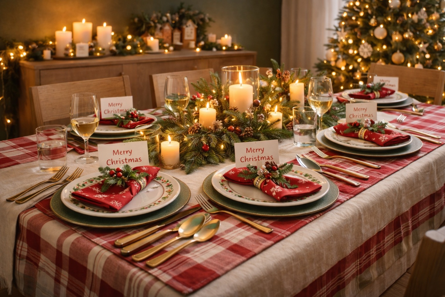ruang makan natal