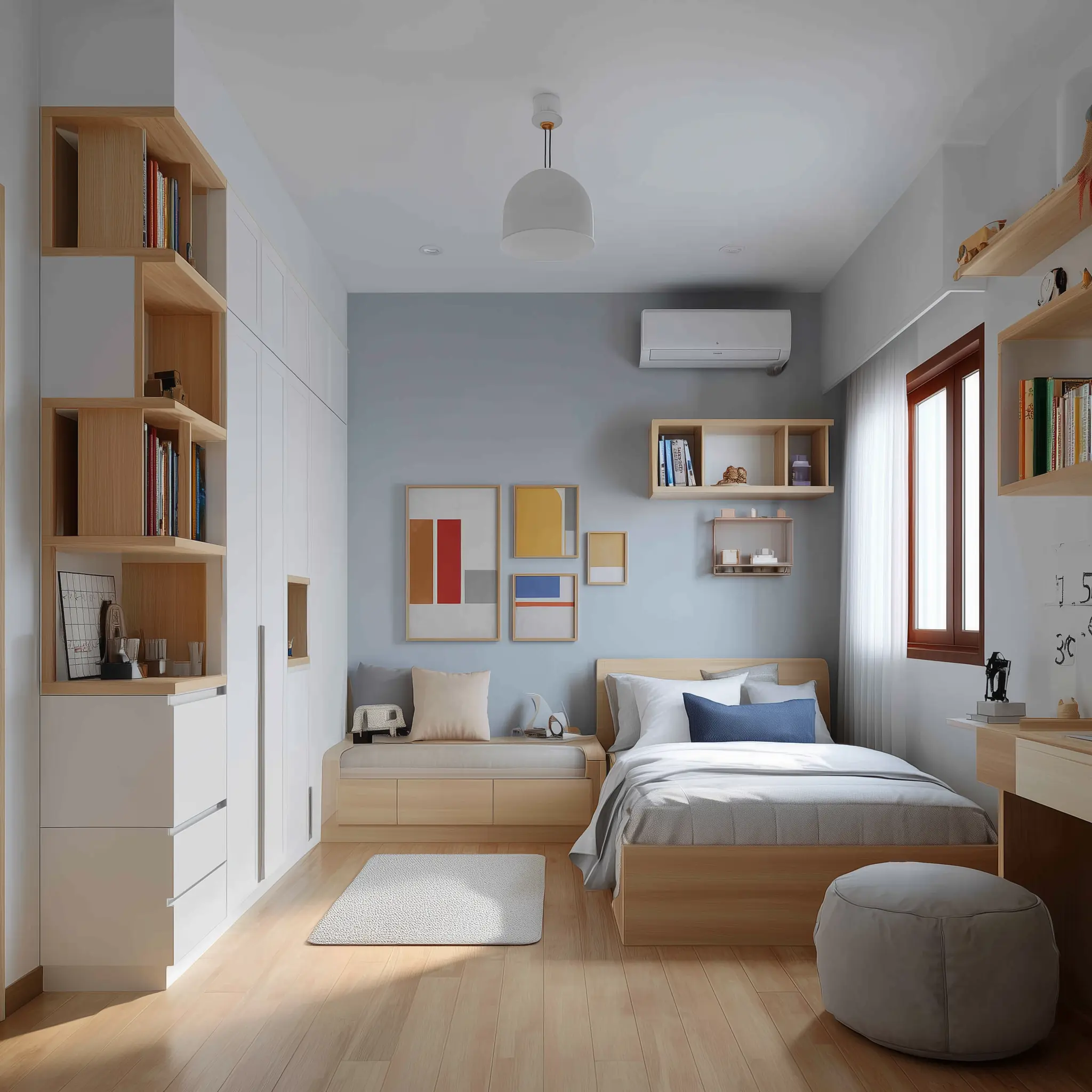 Desain Kamar Tidur Anak Bauhaus 8