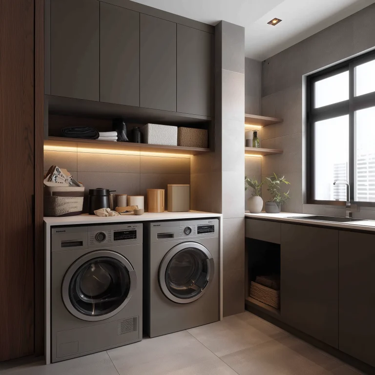 Desain Ruang Laundry Bauhaus 1