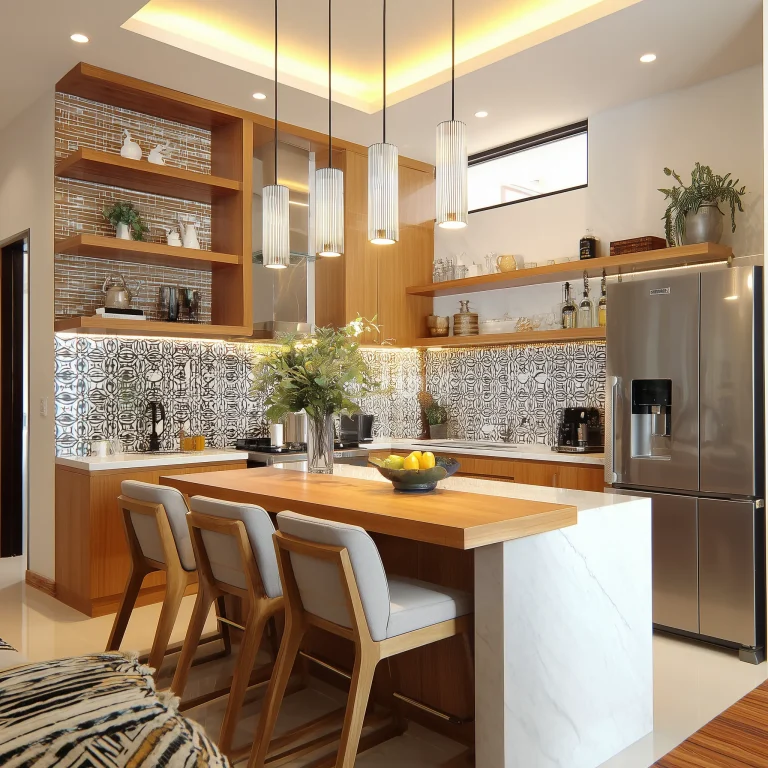 Desain Area Masak dan Sarapan 1