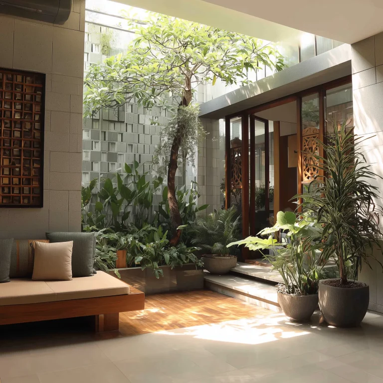 Desain Indoor Courtyard 1