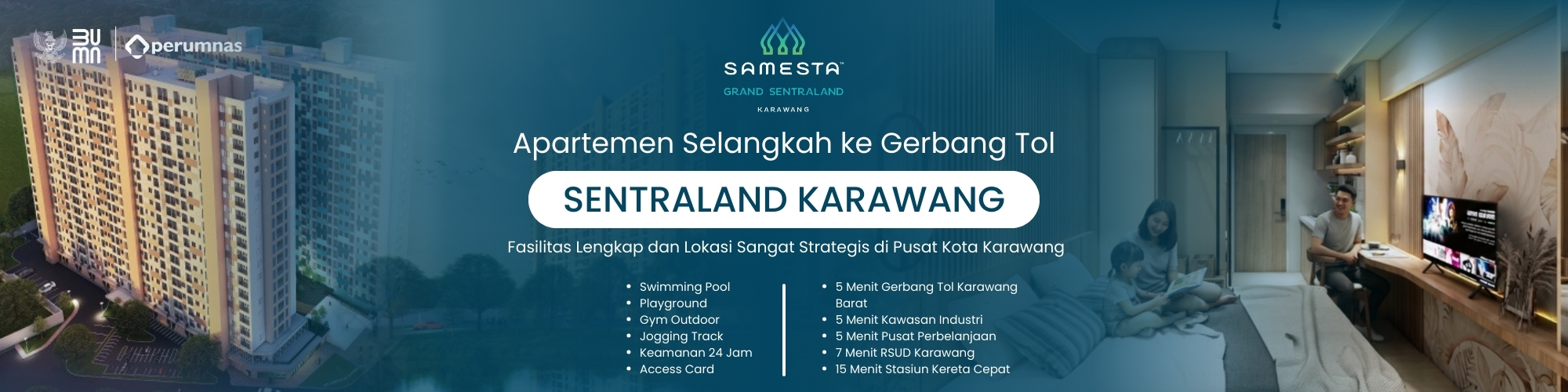 Apartemen Samesta Grand Sentraland Karawang
