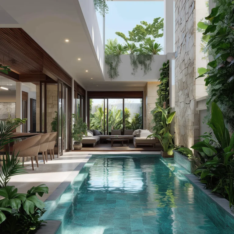 Desain Rumah Tropical Luxury 1